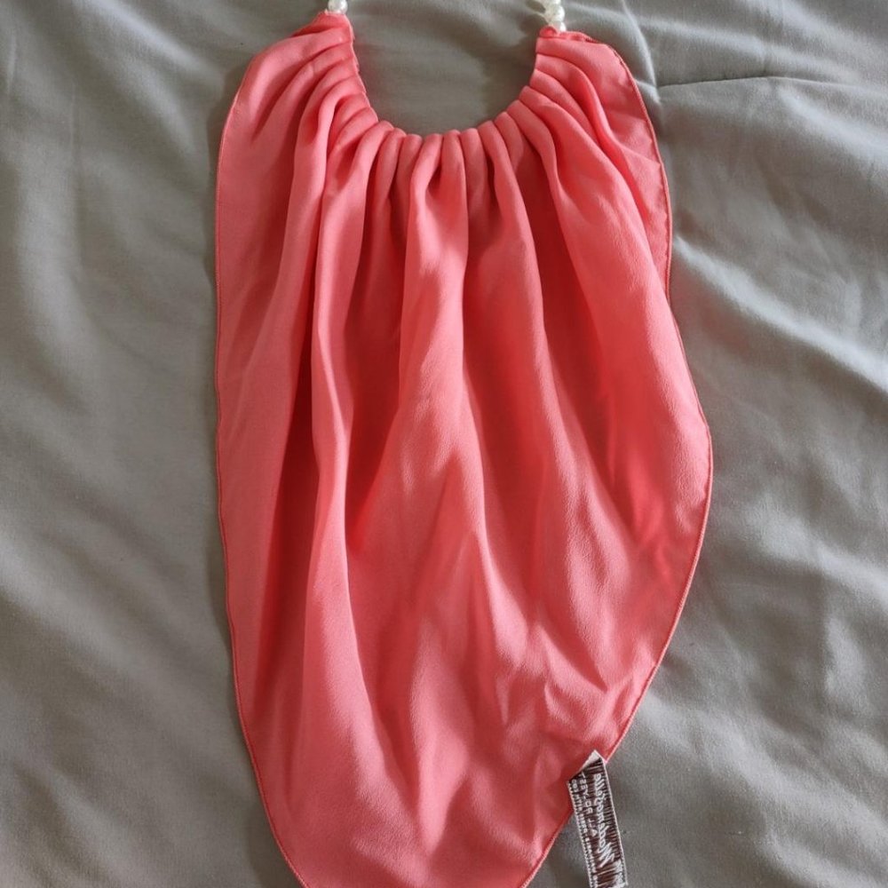 Vintage Mademoiselle Pop-Pearl Pink/Salmon Dickie… - image 2
